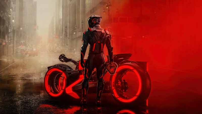 Tron: Ares Red aesthetic