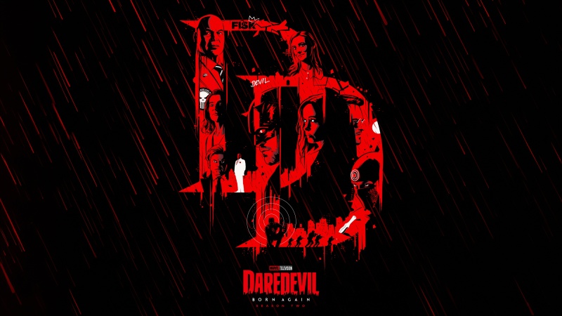 Daredevil: Born Again Dark red