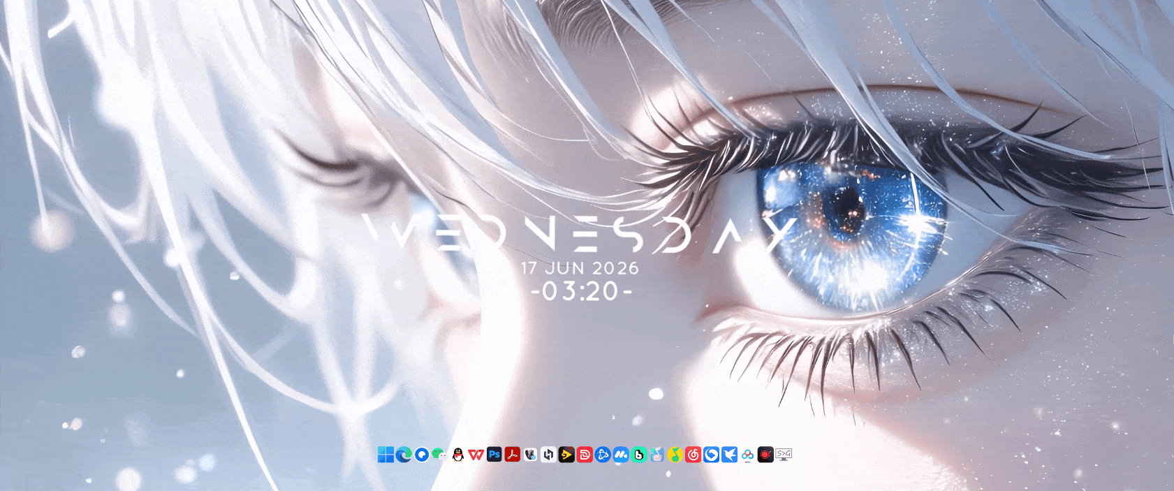 Galaxy Eye Anime Girl