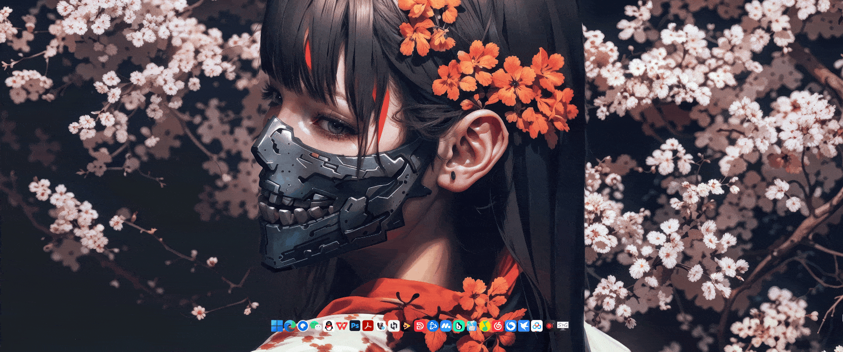 Flower Mask Girl