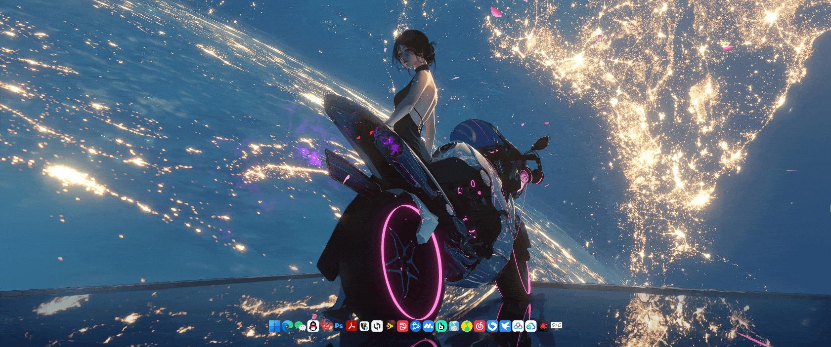 wlop 苍穹 月牙儿 full dress 行星相会之时