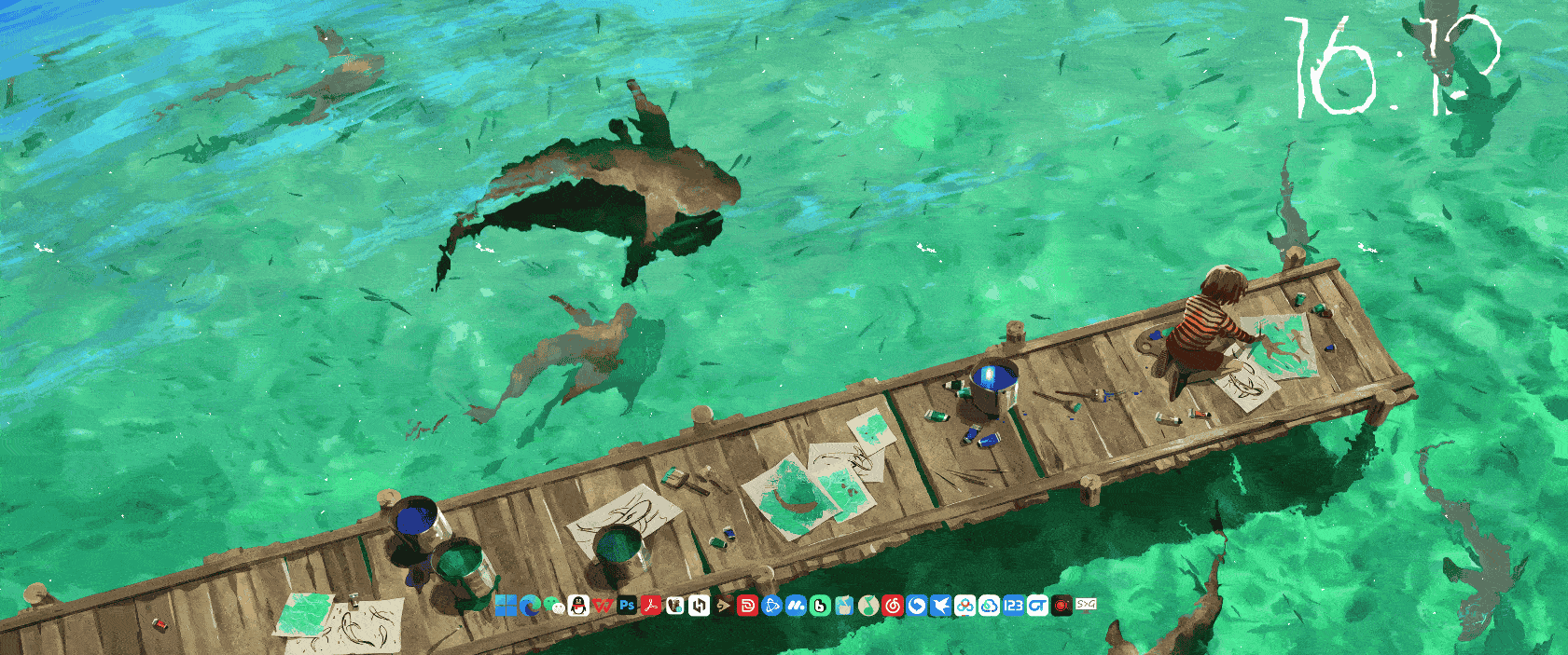 Painting the Sharks 4K